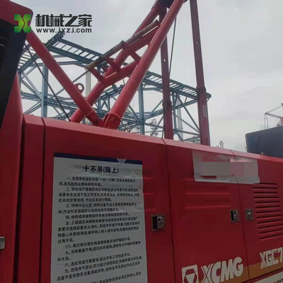 75 Ton Used Crawler Cranes XCMG XGC75 Second Hand Crawler Crane MOY 2017